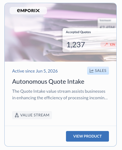 Quote Intake component in the Partner Library