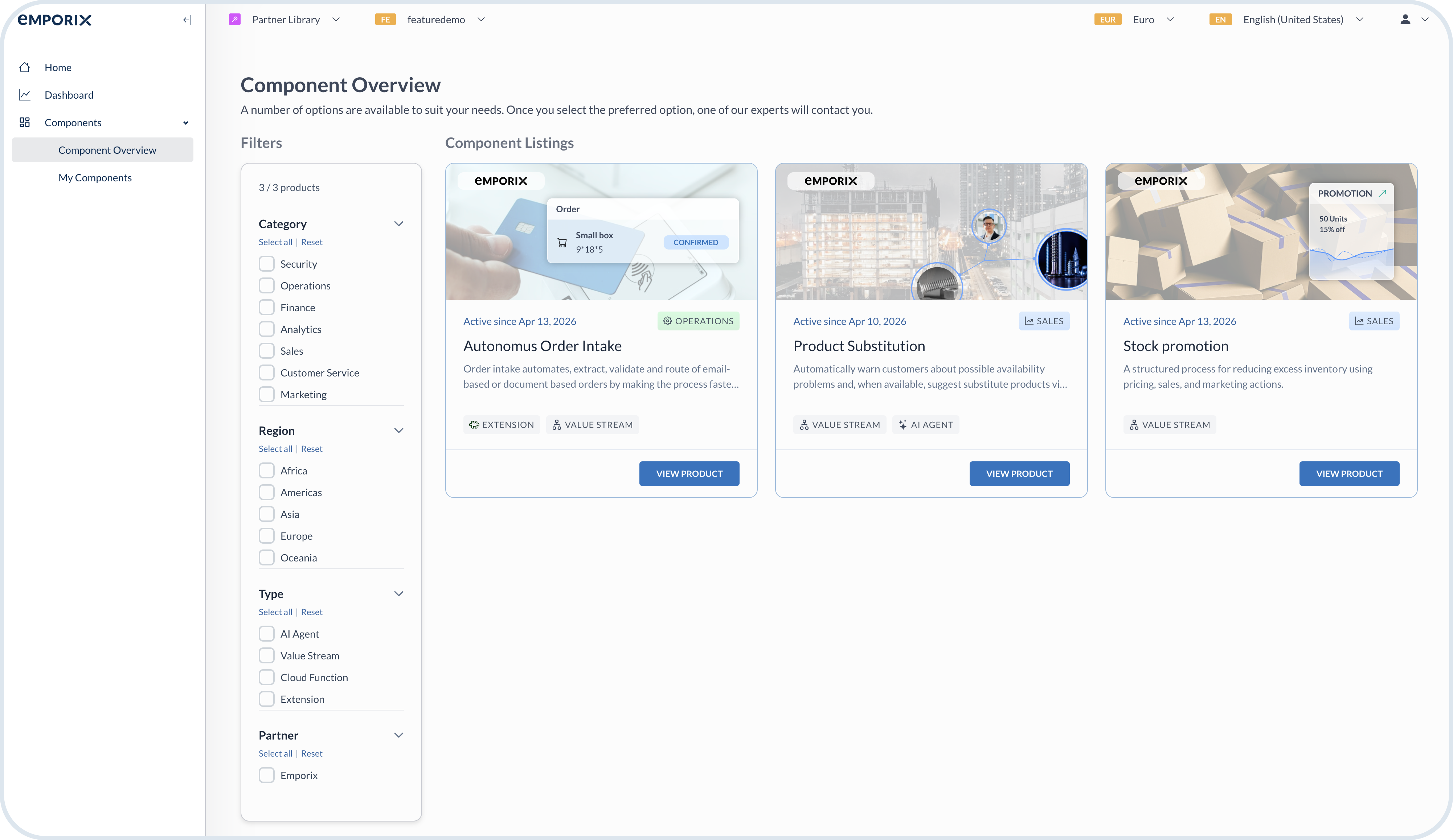Partner Library - Component Overview