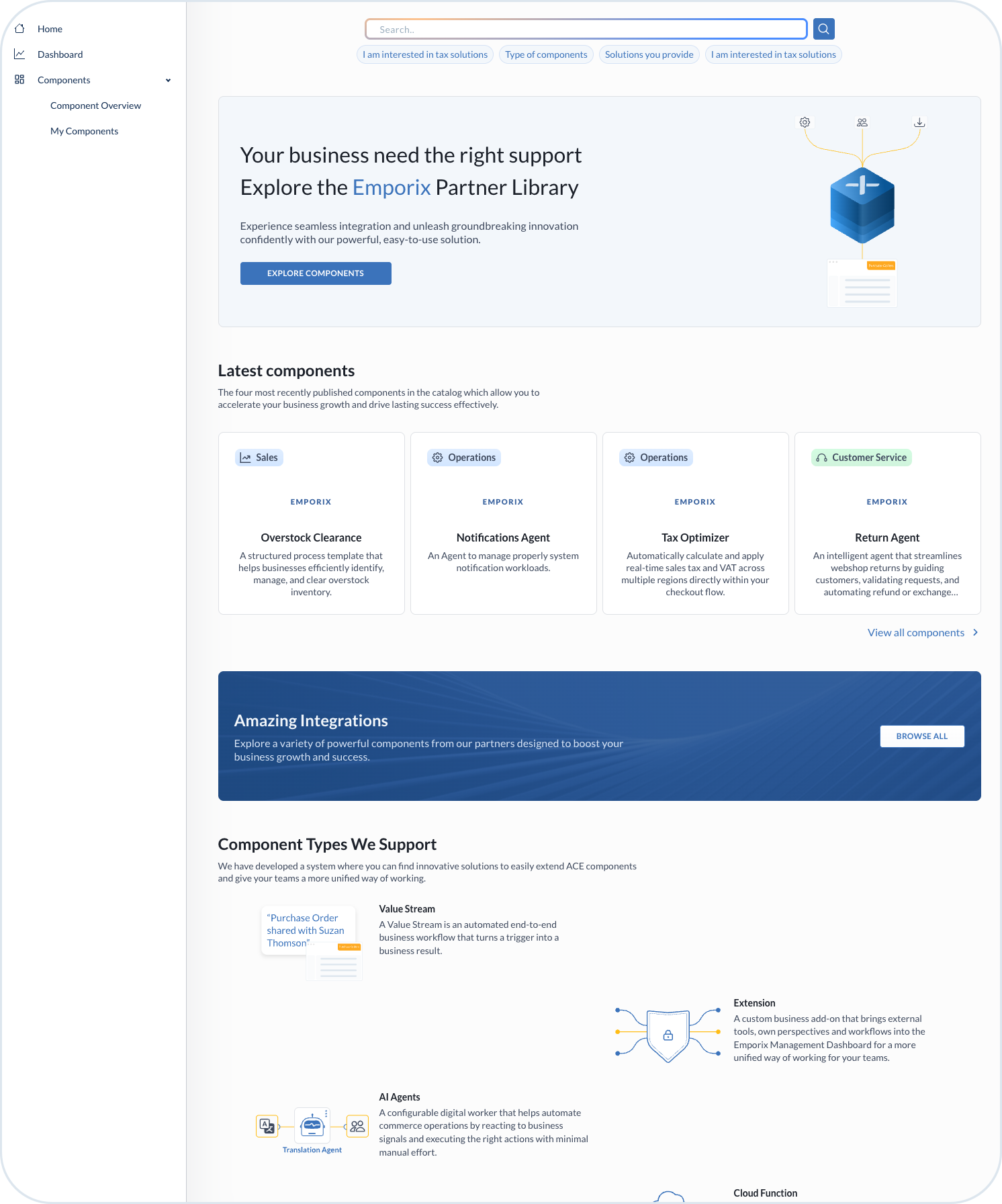 Partner Library Home Page